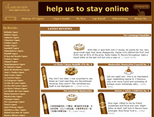 Tablet Screenshot of cigars-review.org